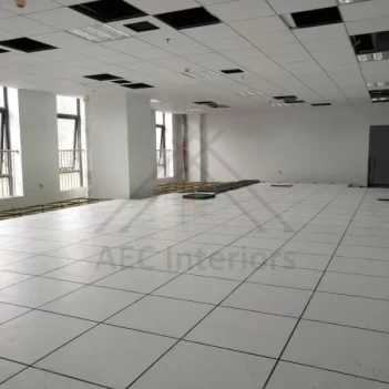 Cemented Raised Floor For Control Room